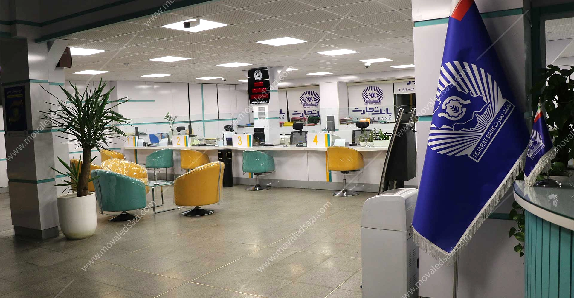 مبنى ومرافق الإدارة الإقليمية لبنك تجارت في أورمية